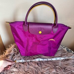 Longchamp Purple Tote Bag